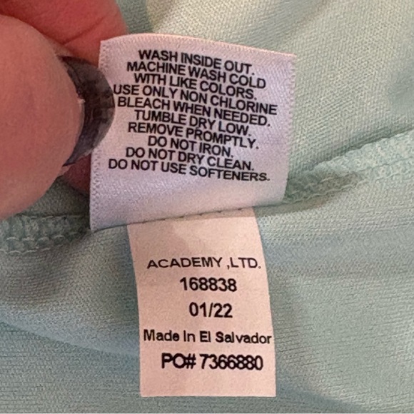 Girls BCG Lightweight Athletic Short Sleeve Aqua Pink Graphic Flamingo Tee - XL - Picture 9 of 9